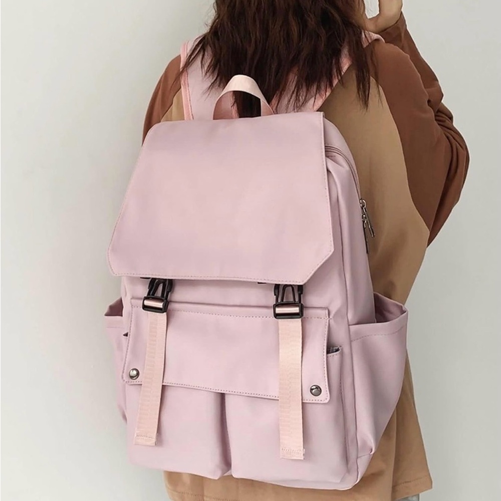 Source Unknown Light Lilac Flap Backpack for Wome… - image 3